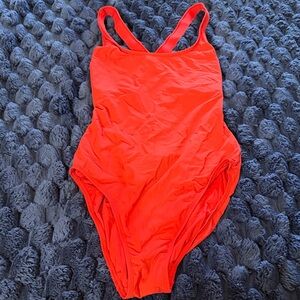 Andie Women's One Piece Swimsuit in Red